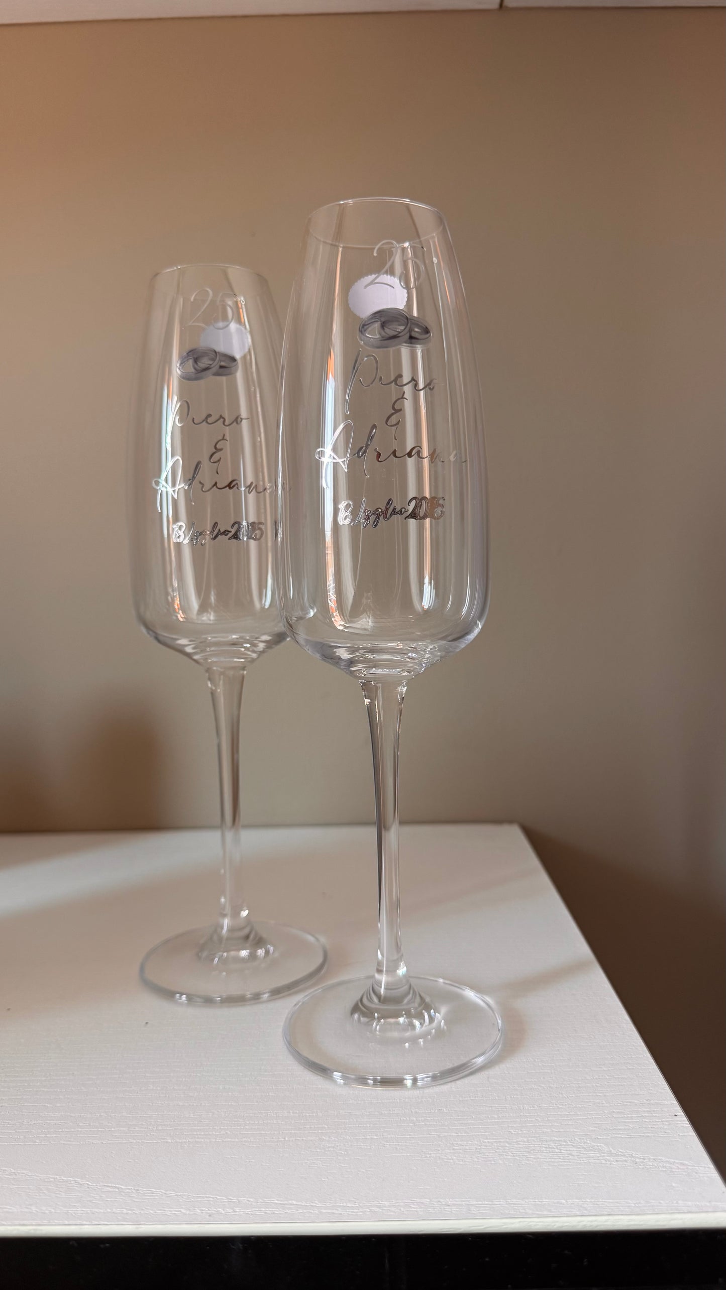 Bicchiere da brindisi personalizzato - Regalo per eventi