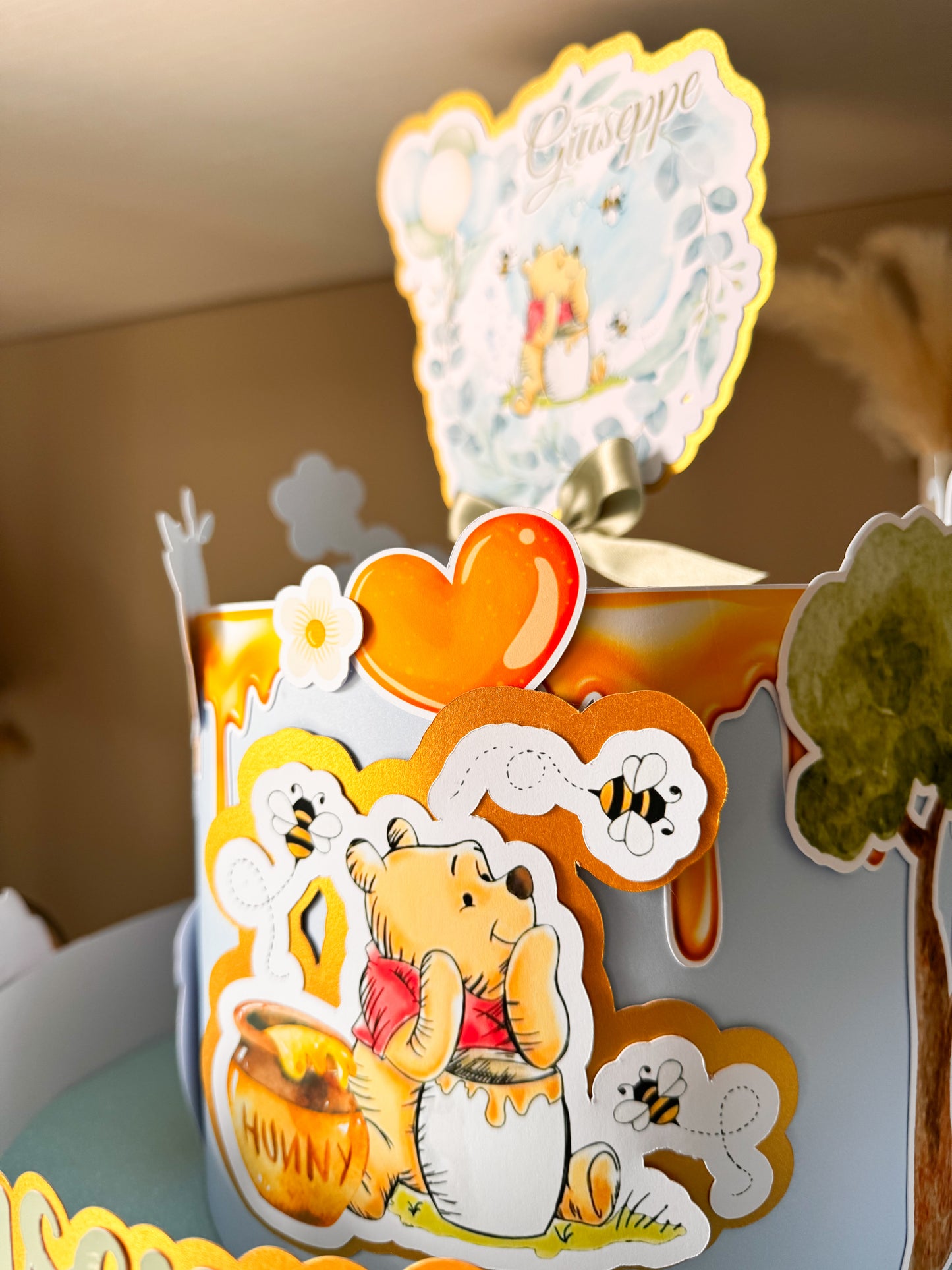 Torta scenografica Winnie the Pooh – Personalizzata con nome