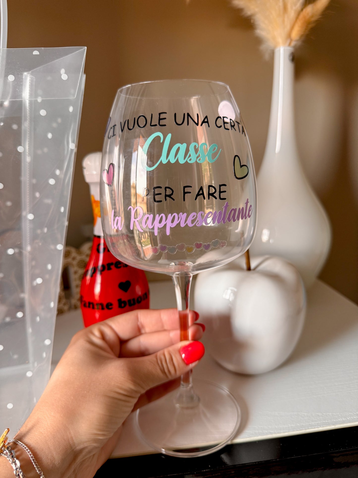 Set regalo rappresentante – Calice personalizzato + bottiglia