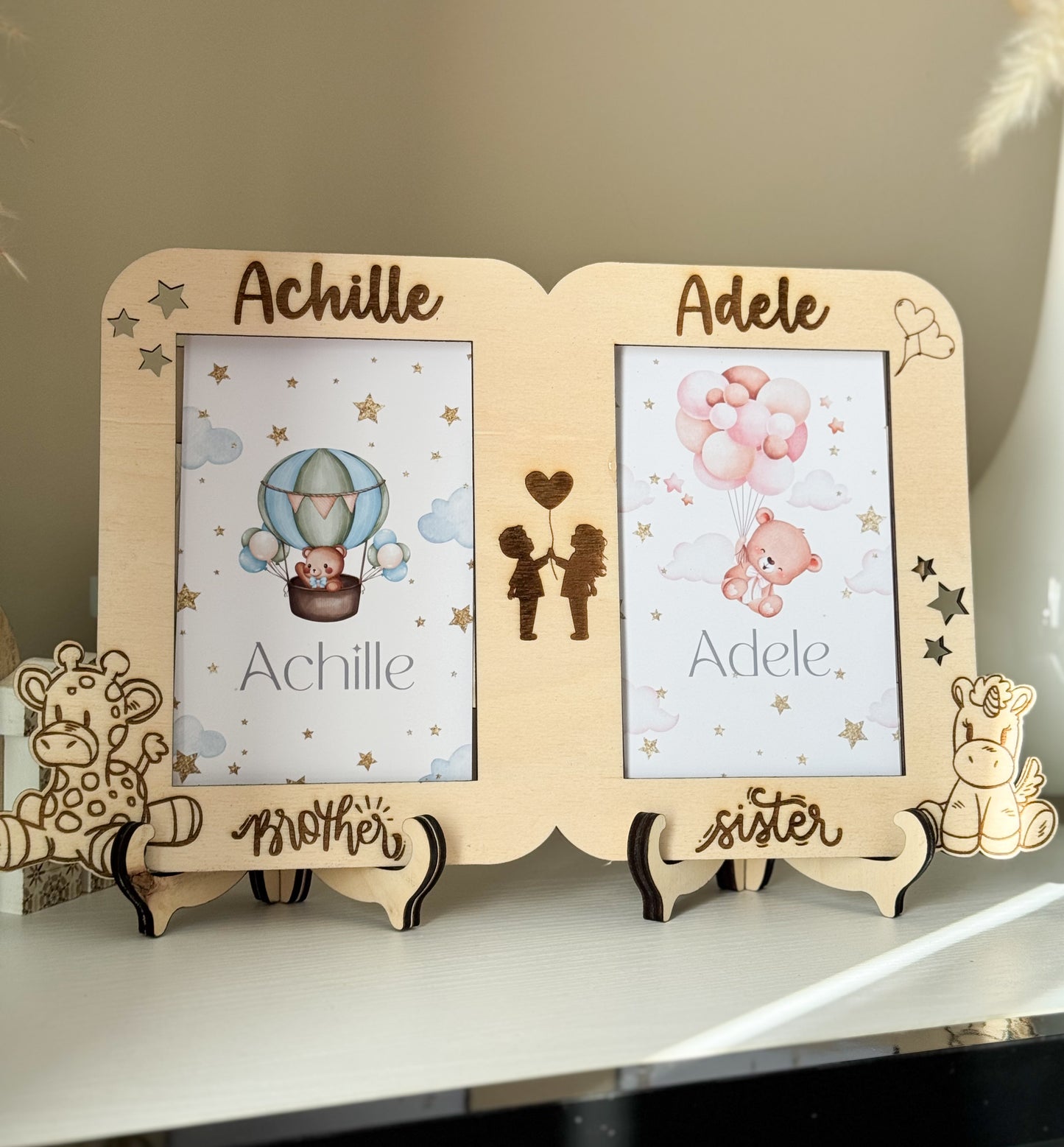 Doppia cornice fratelli/sorelle