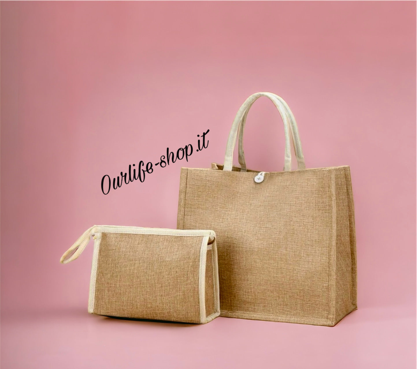 Set Borsa e Pochette Mare
