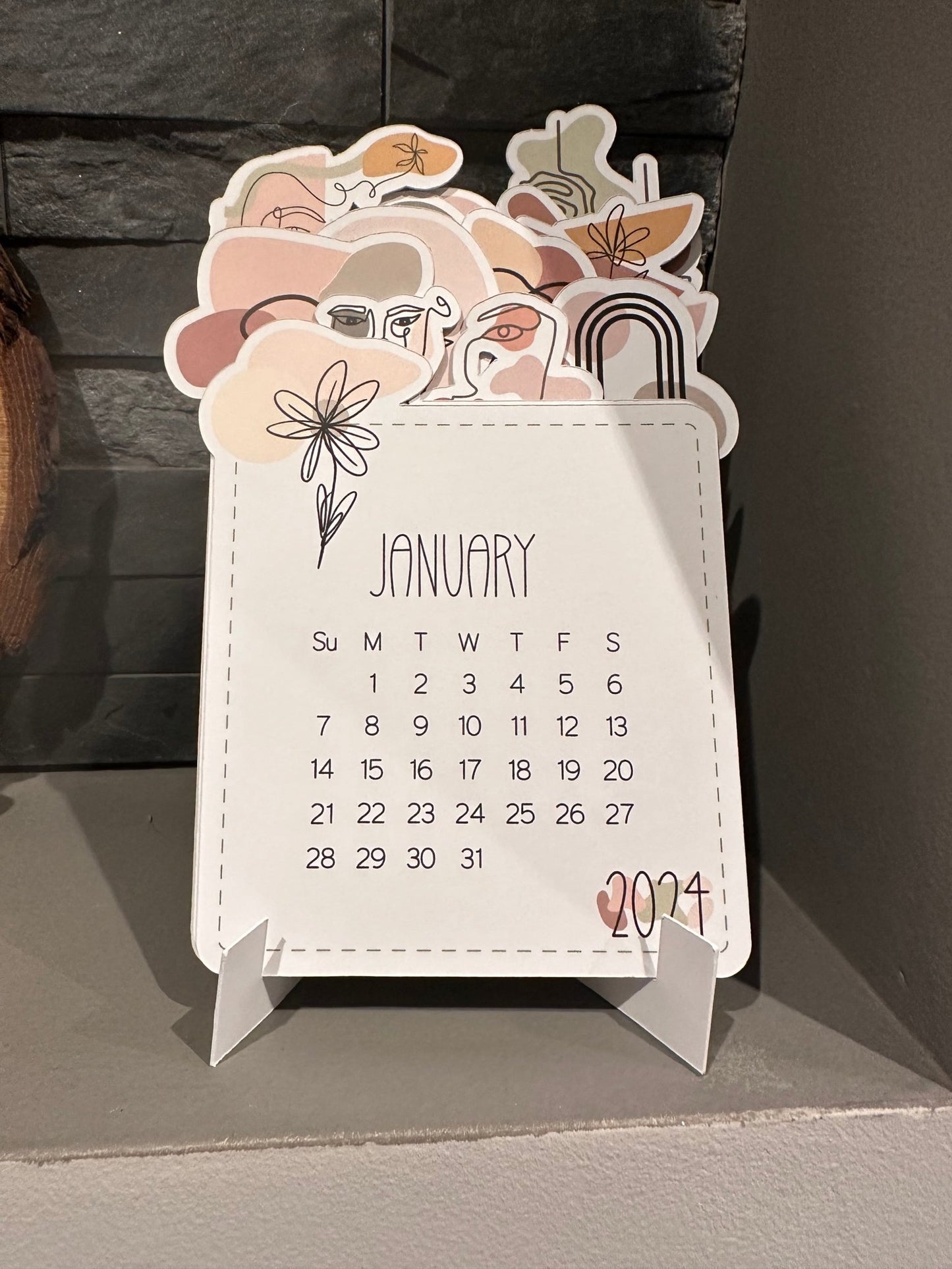 Calendario Astratto 2024 - Ourlifeshop