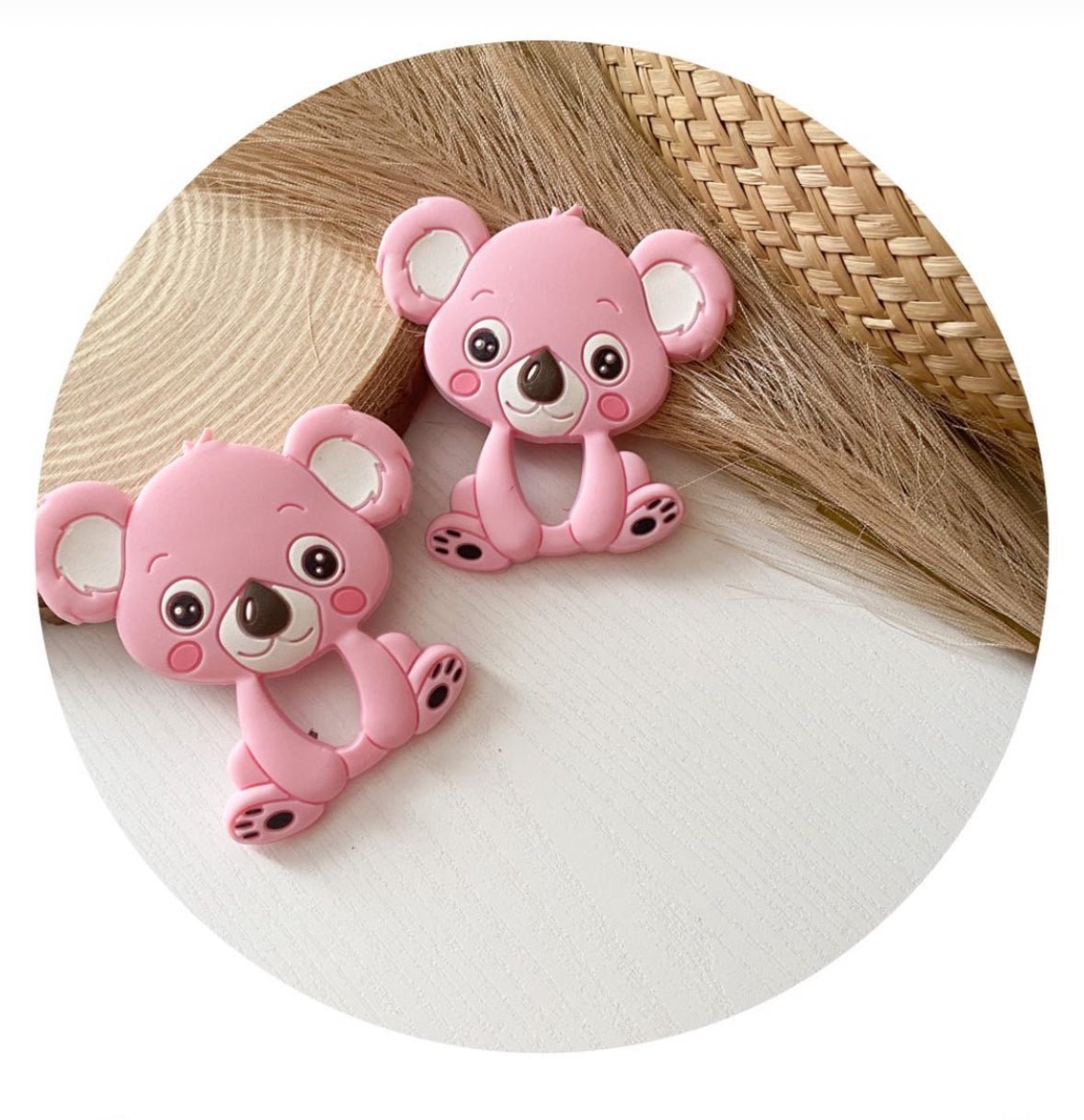 Massaggia gengive "Koala Rosa" - Ourlifeshop