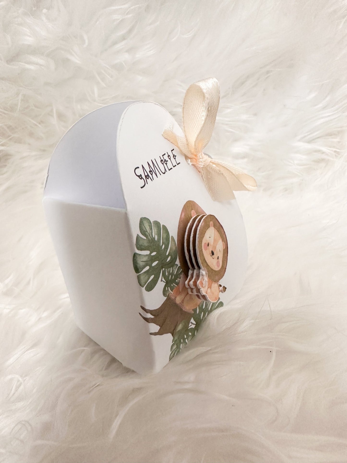 Scatolina cuore 3D leoncino - Ourlife-shop