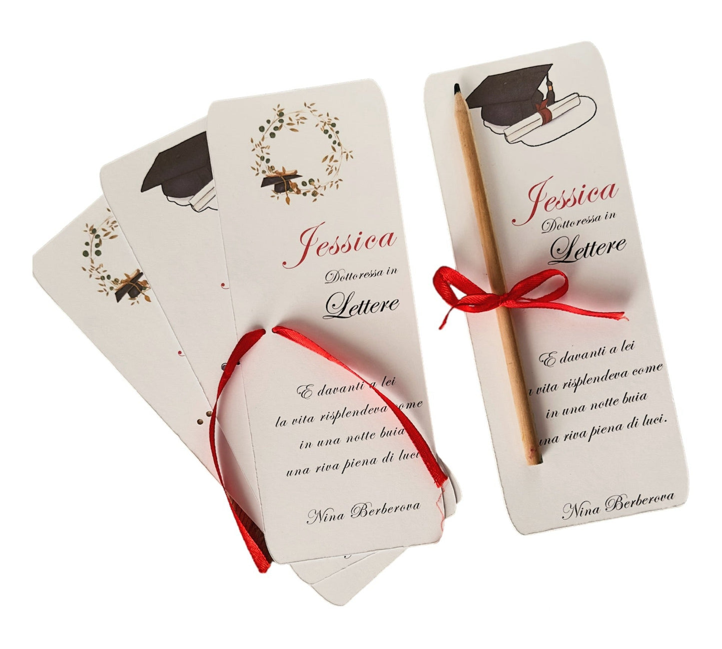 Segnalibro Con Matita Piantabile/ Laurea - Ourlife-shop