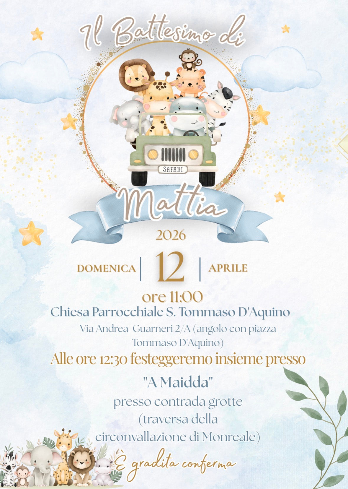 Invito Digitale Personalizzato - Qualsiasi Evento & Qualsiasi Tema