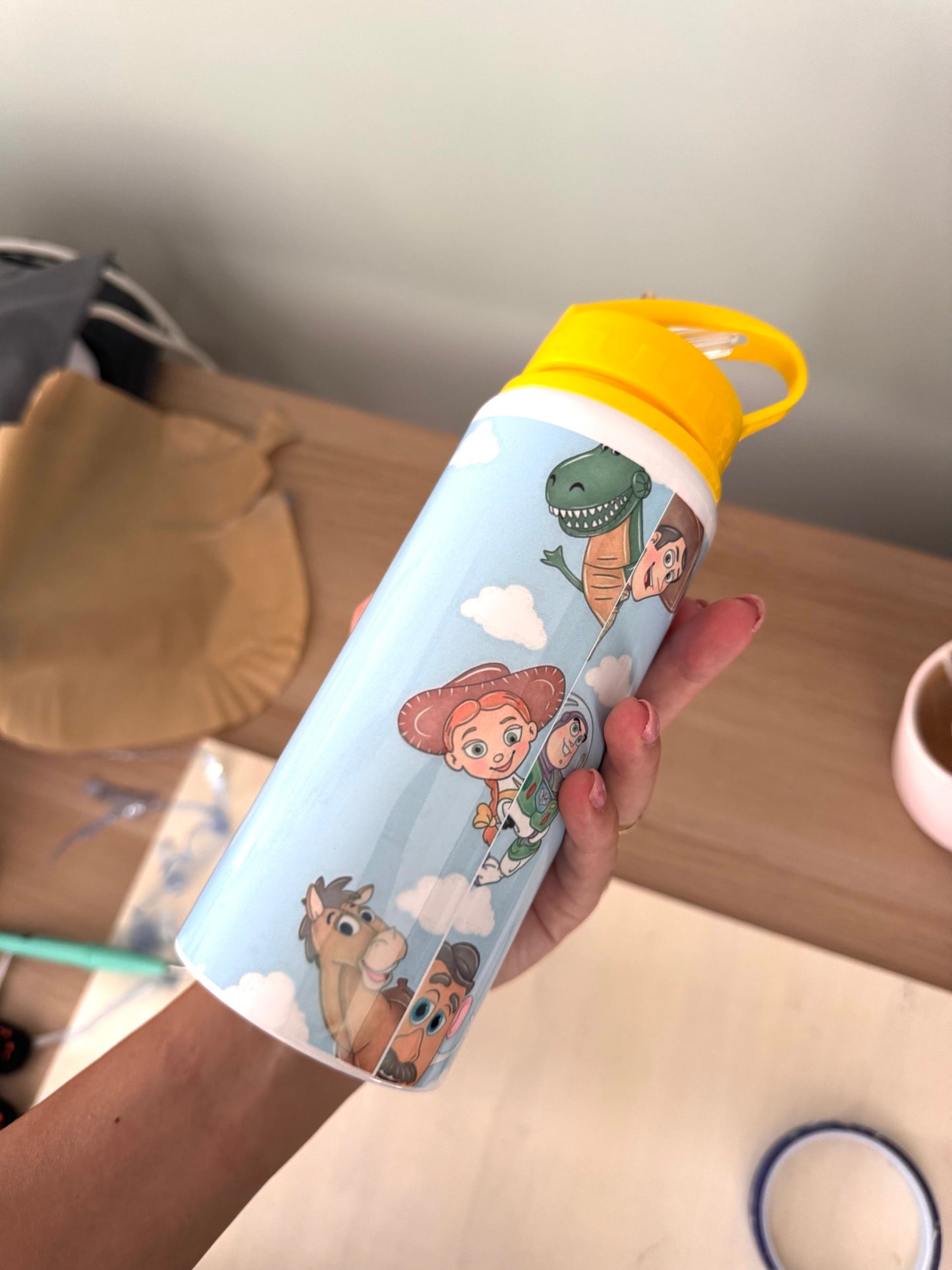 Borraccia personalizzata per bambini – Tema Toy Story