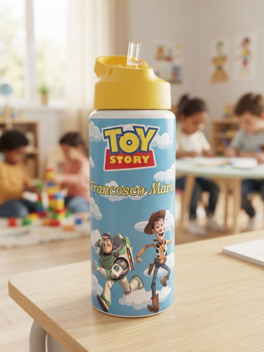 Borraccia personalizzata per bambini – Tema Toy Story