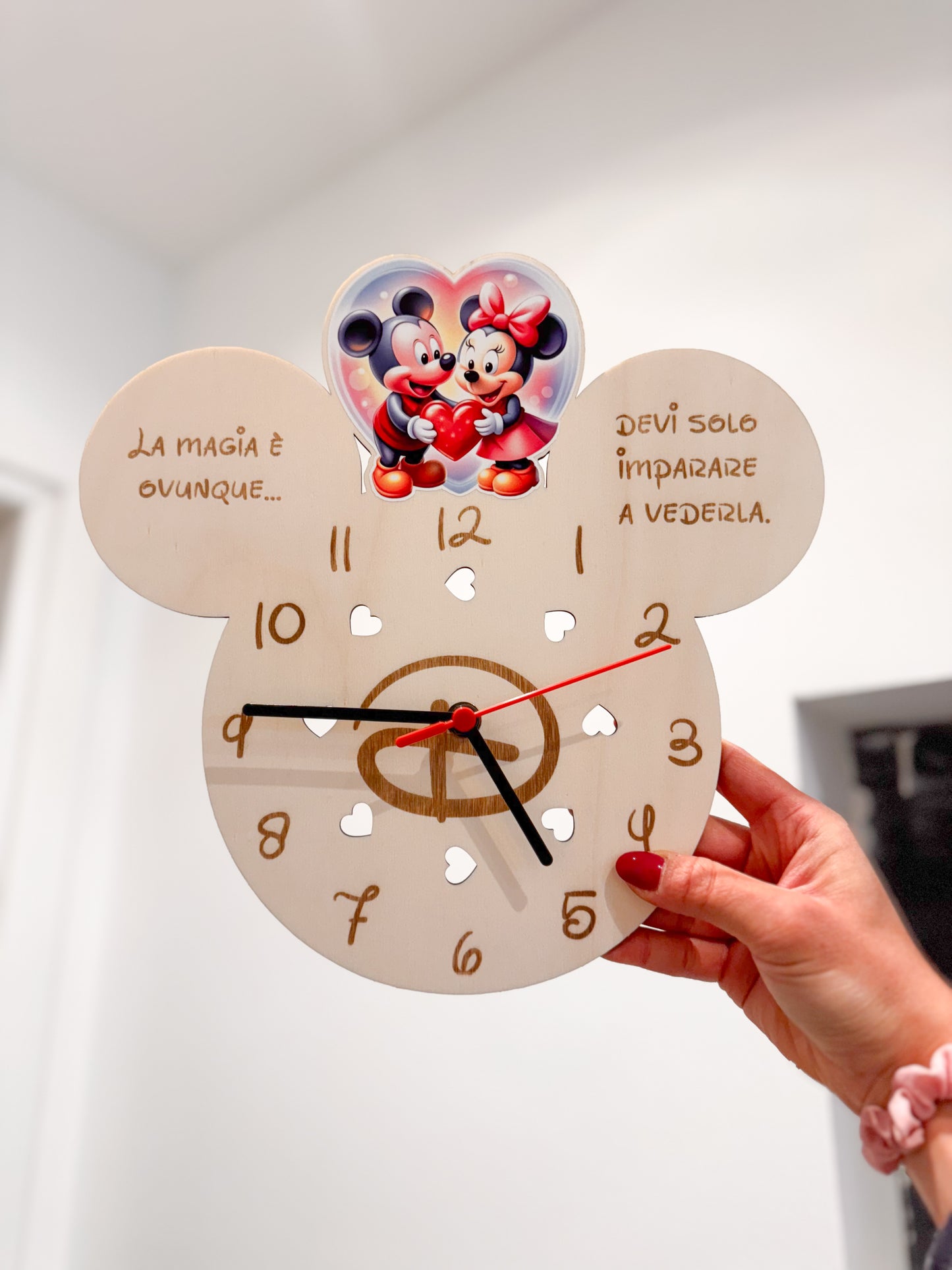 Orologio Minnie e Topolino