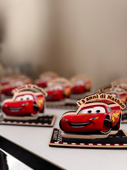 Decorazioni da tavolo Cars – bomboniere personalizzate