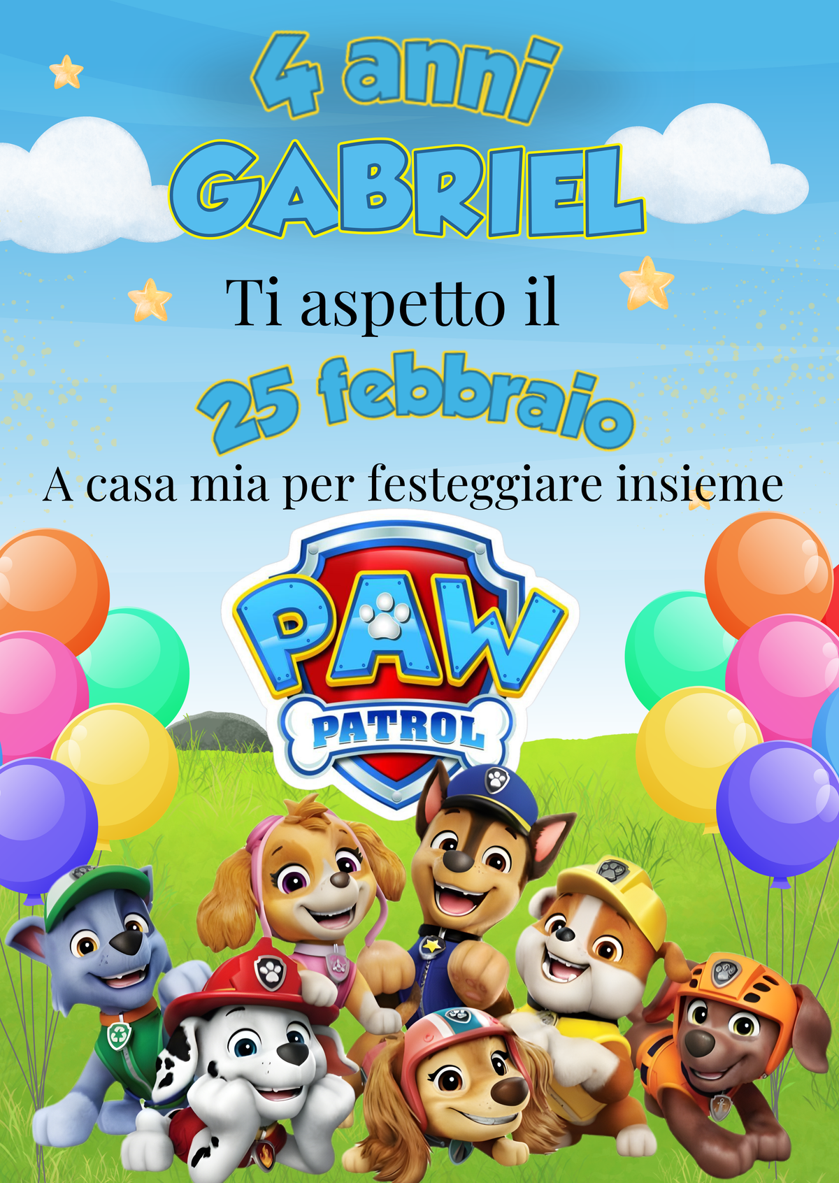 Invito Digitale Personalizzato - Qualsiasi Evento & Qualsiasi Tema