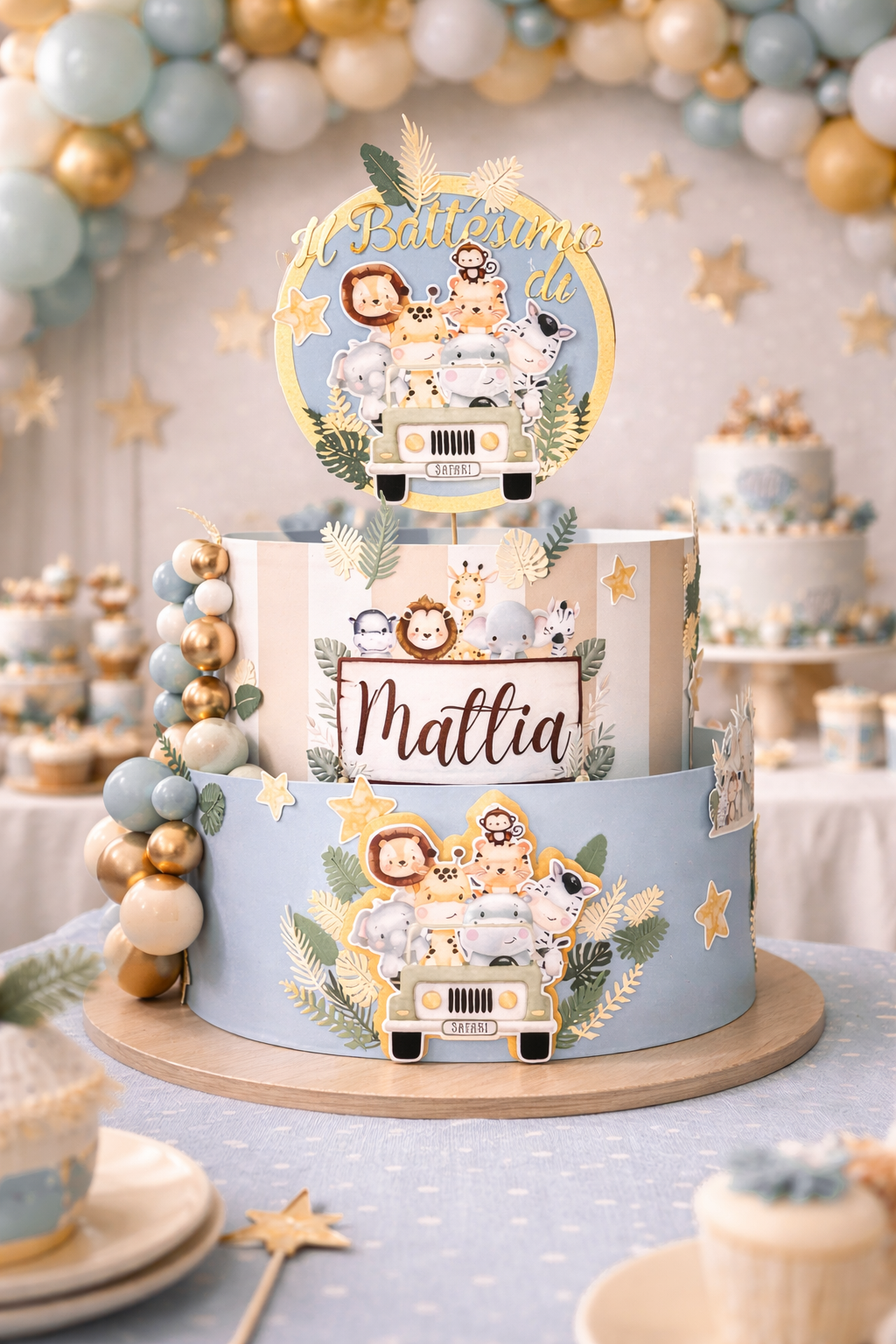 Torta scenografica Giungla