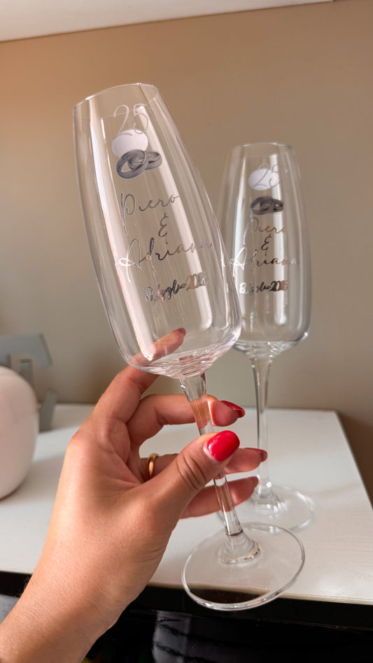 Bicchiere da brindisi personalizzato - Regalo per eventi