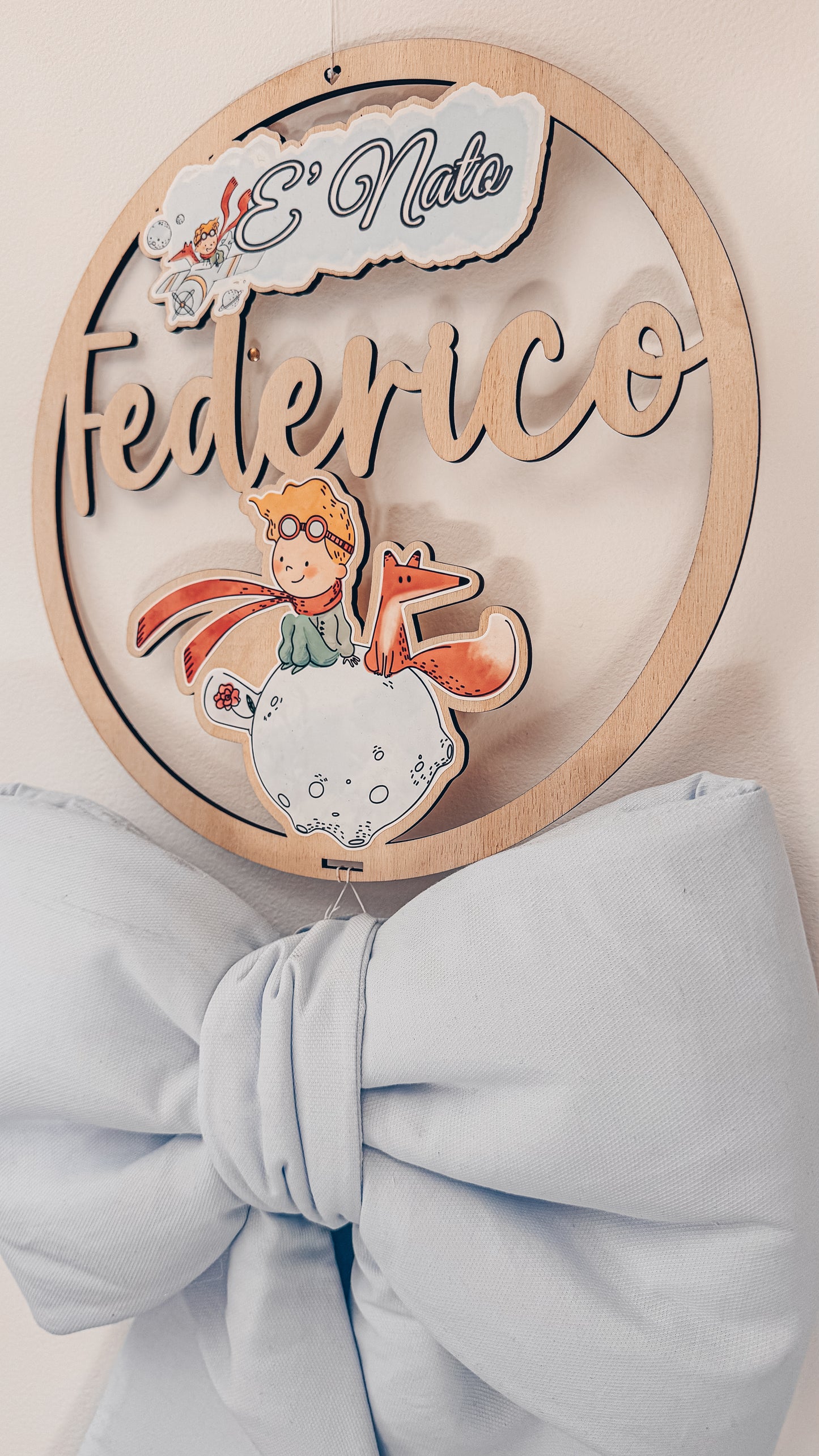 Fiocco Nascita Piccolo principe