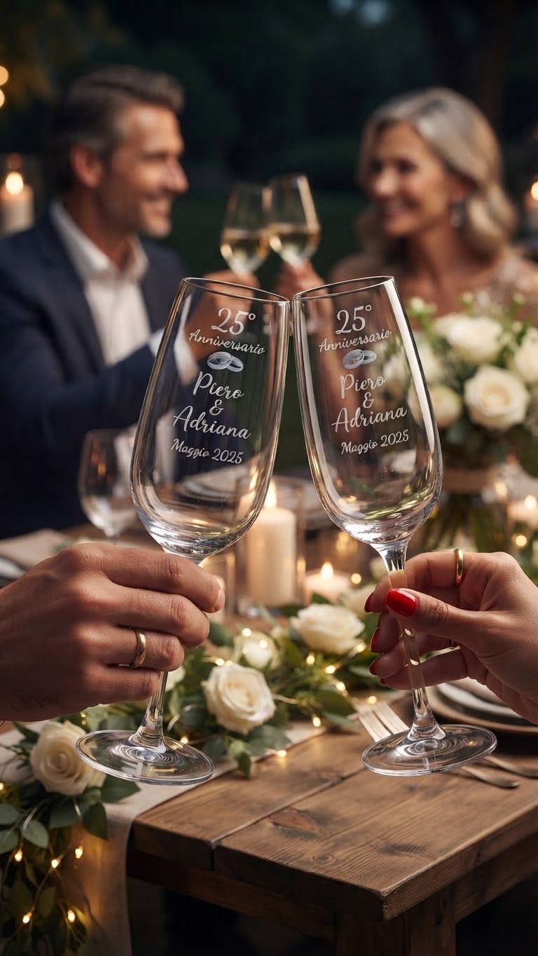 Bicchiere da brindisi personalizzato - Regalo per eventi