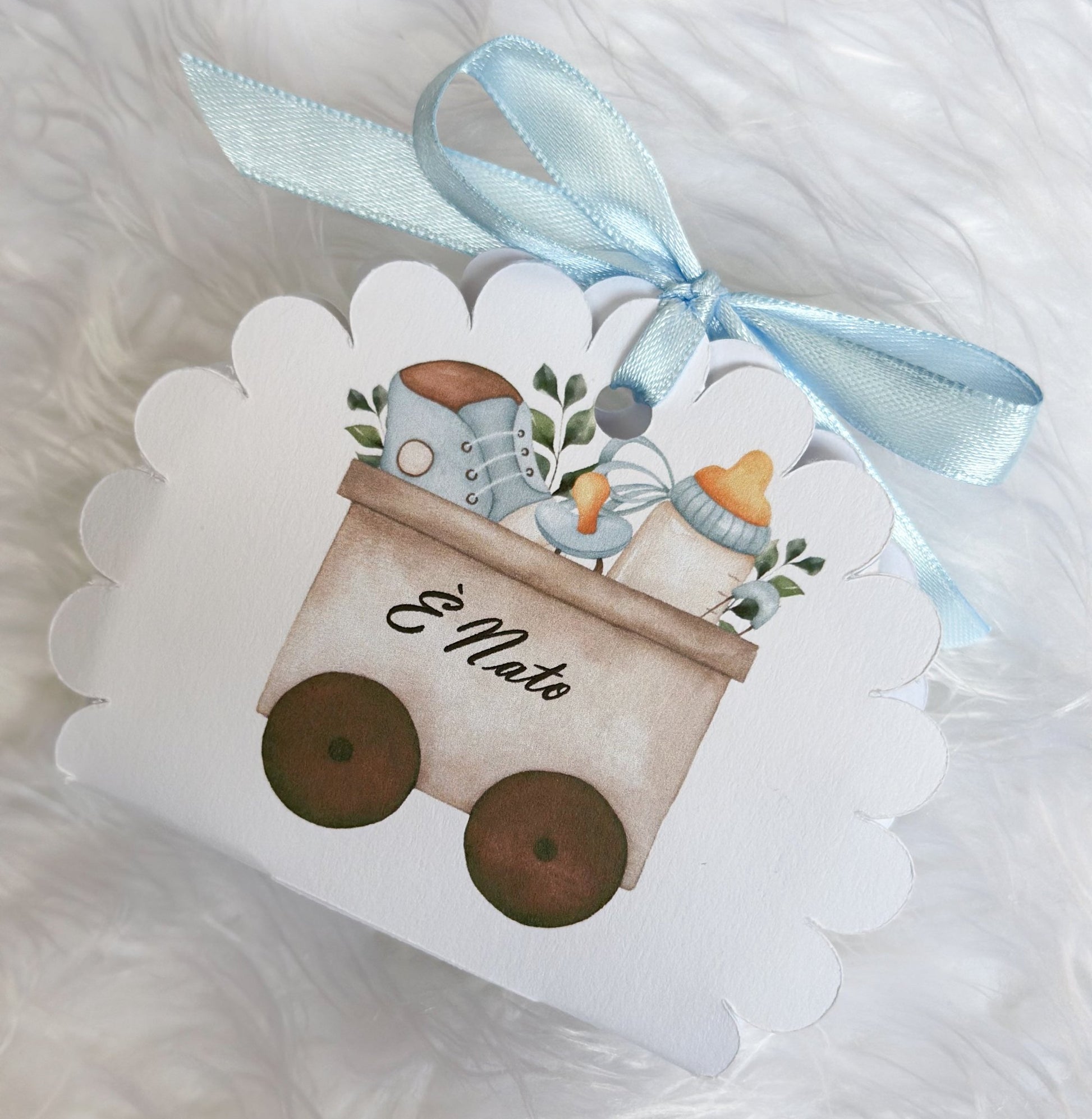 Scatolina Portaconfetti Orsetto/a Nascita/Compleanno o Gender Reveal - Ourlifeshop