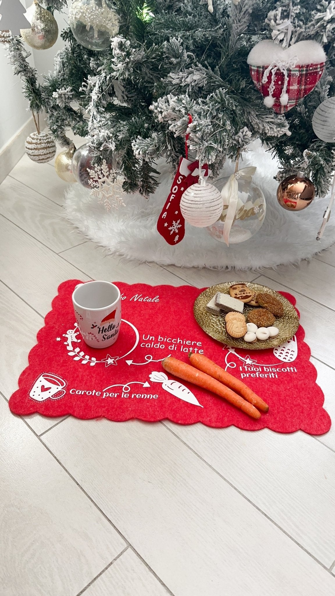 Tovaglietta per Babbo Natale - Ourlifeshop