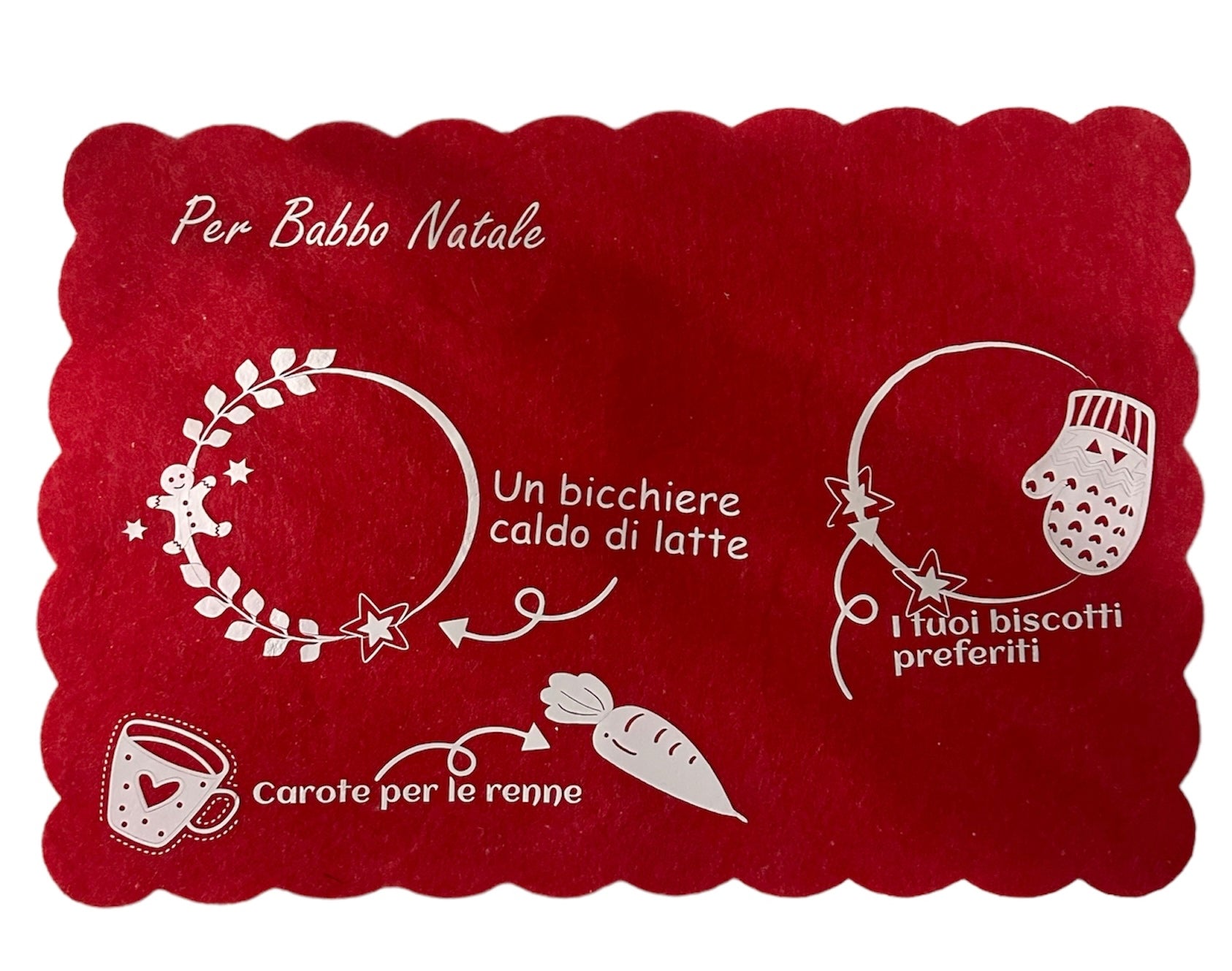 Tovaglietta per Babbo Natale - Ourlifeshop